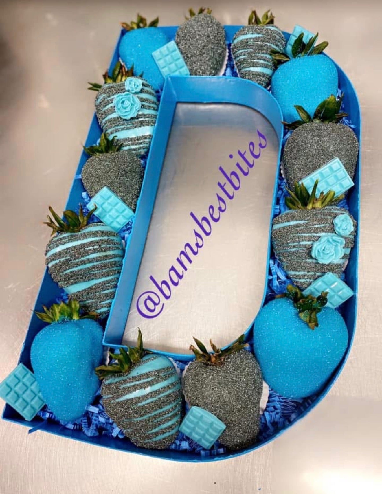 Strawberry Letter Arrangement